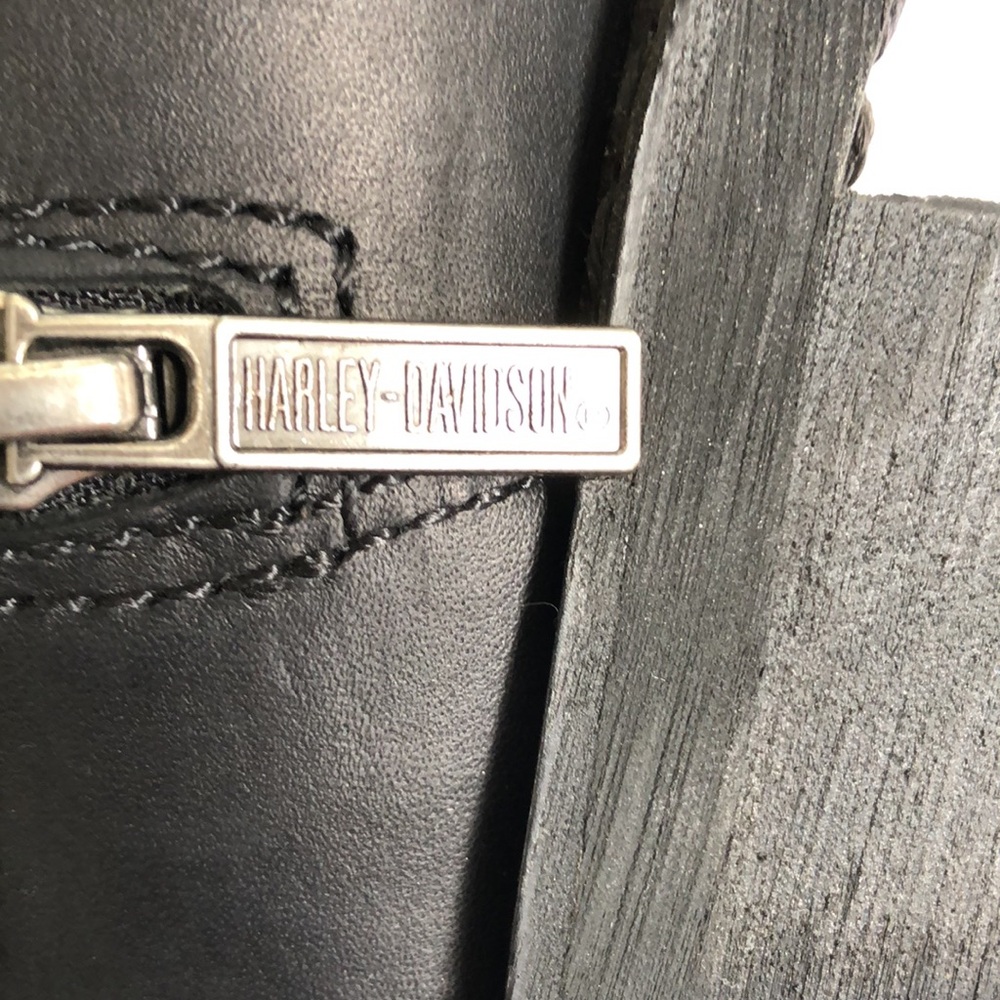 Harley-Davidson Black Lace Up Boots - Picture 5 of 15